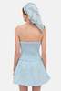 For Love & Lemons Marlowe Mini Dress - Light Blue - Thumbnail 4