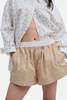For Love & Lemons Tamren Boxer Short - Tan - Thumbnail 1