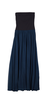 ciao lucia Giselle Chiffon and Jersey Maxi Dress - Ink - Thumbnail 5