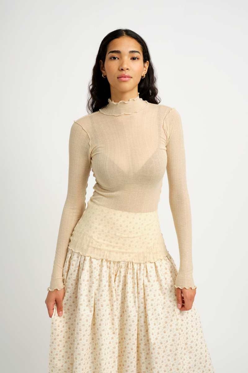 Eliza Faulkner Jane Turtleneck - Cream Eliza Faulkner Jane Turtleneck - Cream