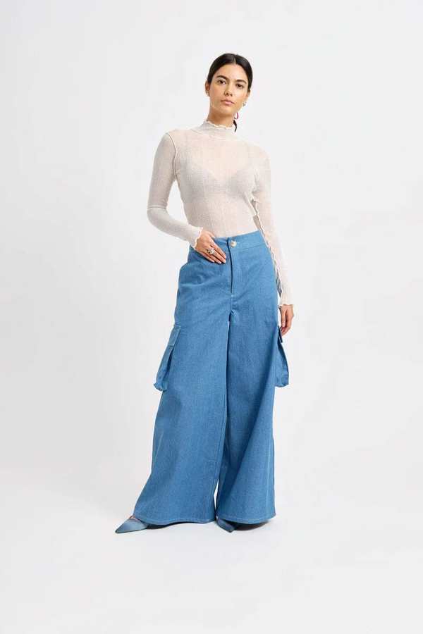 Eliza Faulkner Jane Turtleneck - White Eliza Faulkner Jane Turtleneck - White