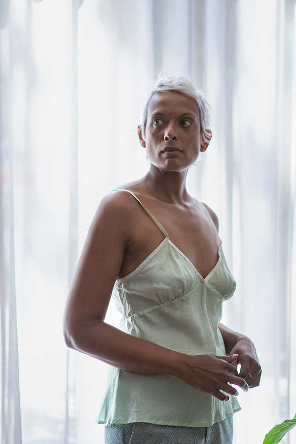 Erica Tanov Gilda Petal Silk Camisole - Jade