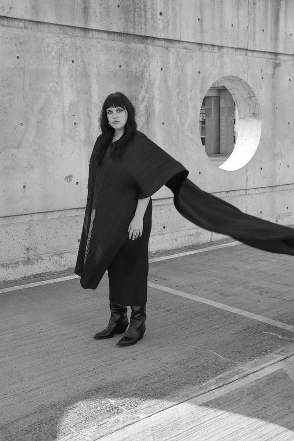 Pleats Please by Issey Miyake Basic Madame T Stole - Black