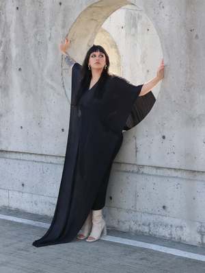 Pleats Please by Issey Miyake Basic Madame T Stole - Black