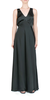 ciao lucia Reine Satin Maxi Dress - Black - Thumbnail 1