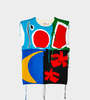 Charles Jeffrey Patch Cable Knit Vest - Multi - Thumbnail 1