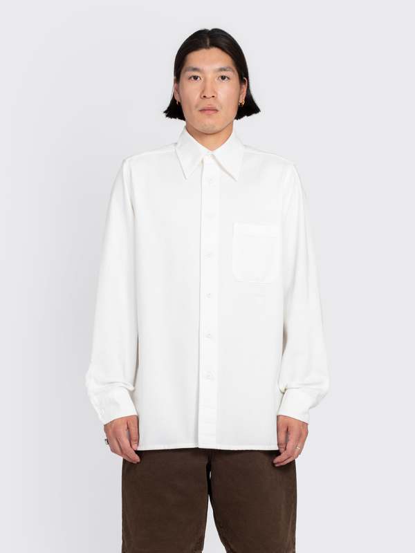 MM6 Maison Margiela Over Shirt - Off White | Garmentory