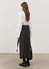 Dunst Belted Wrap Skirt - Charcoal - Thumbnail 6