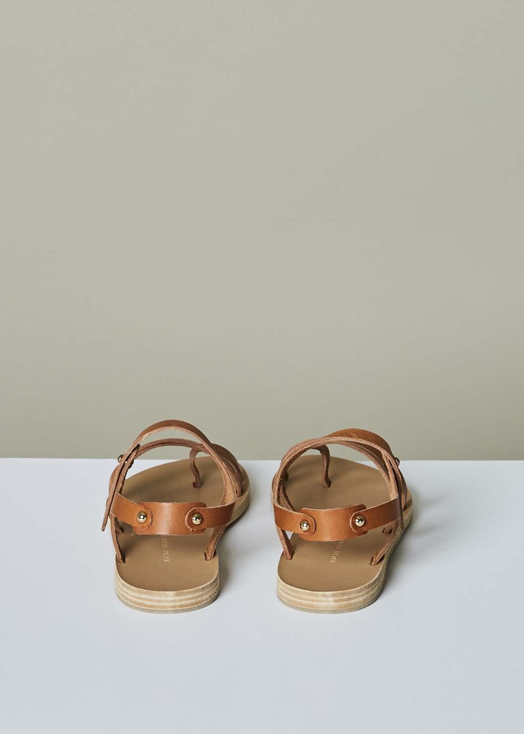 Valia Gabriel Praslin Sandal Dark Tan Garmentory