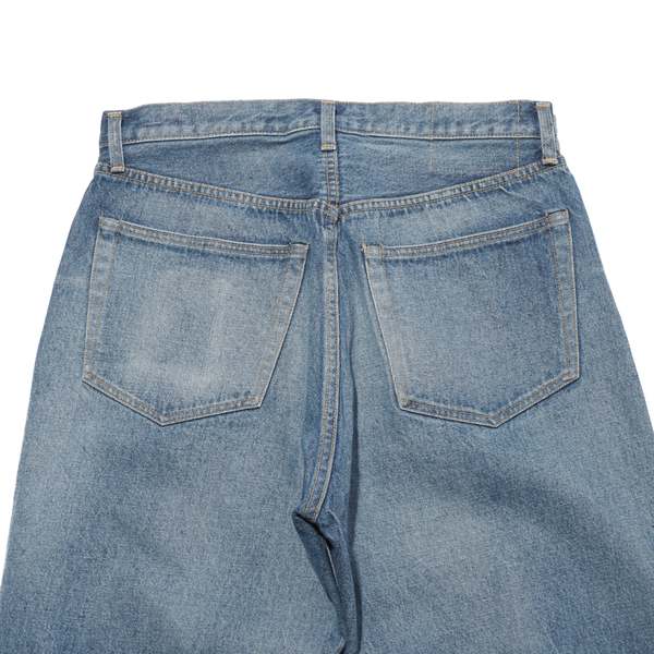 KAPTAIN SUNSHINE 5P ZIPPER FRONT DENIM PANTS - INDIGO
