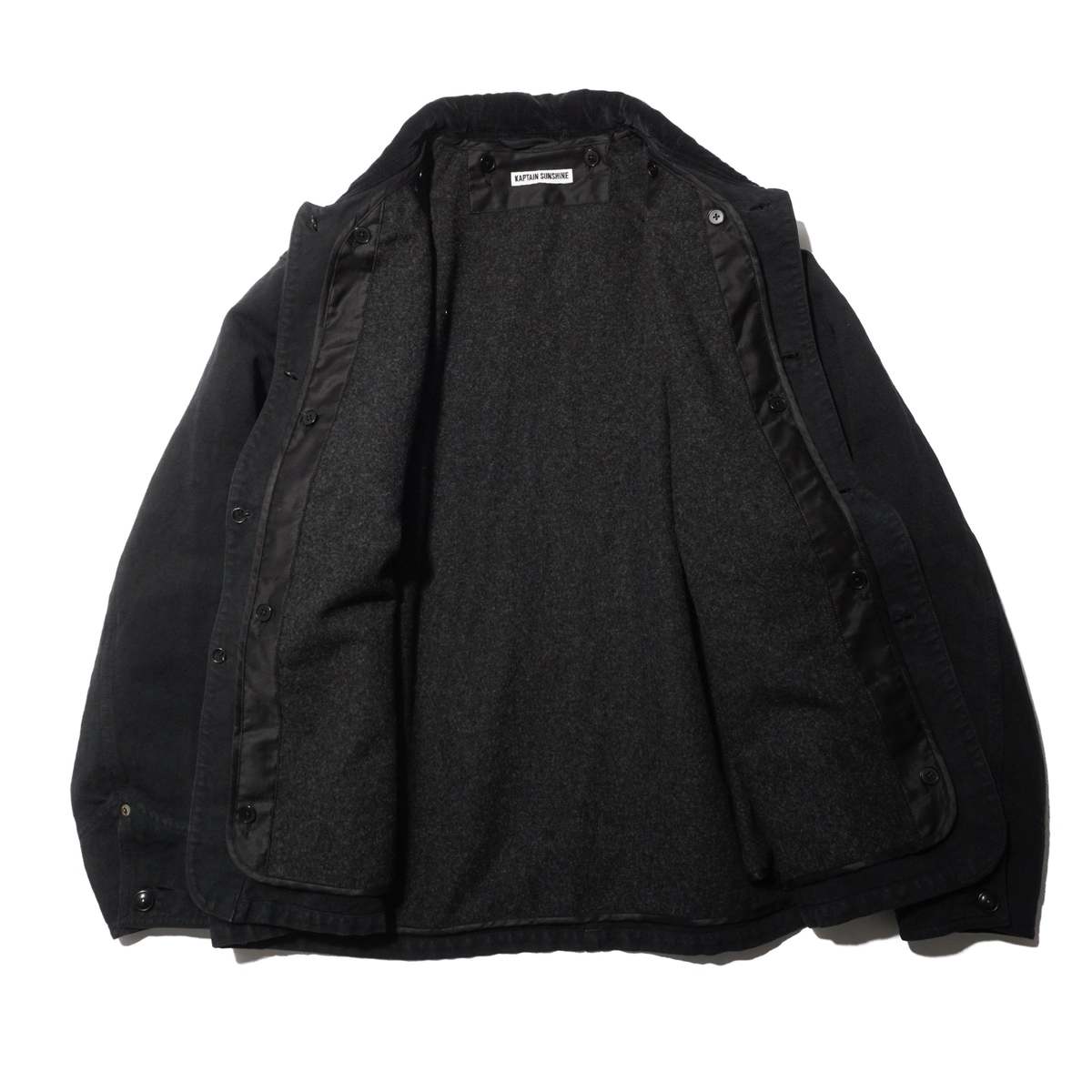 Kaptain Sunshine Forester Jacket - Faded Black | Garmentory