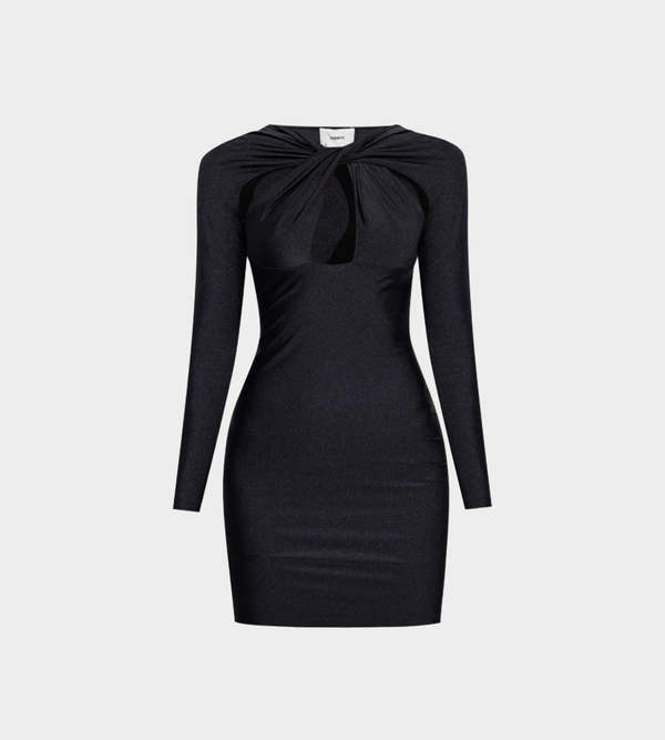Coperni Cut Out Draped Dress Coperni Cut Out Draped Dress