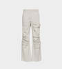 MM6 Maison Margiela Utility Wide Leg Pants - Off White - Thumbnail 1