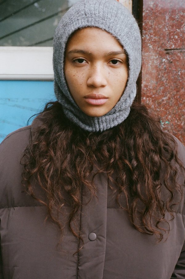 PALOMA WOOL Buttons Angels Balaclava - Grey | Garmentory