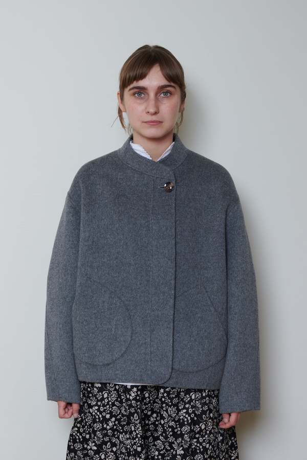 soeur Windsor Wool Coat - Gray