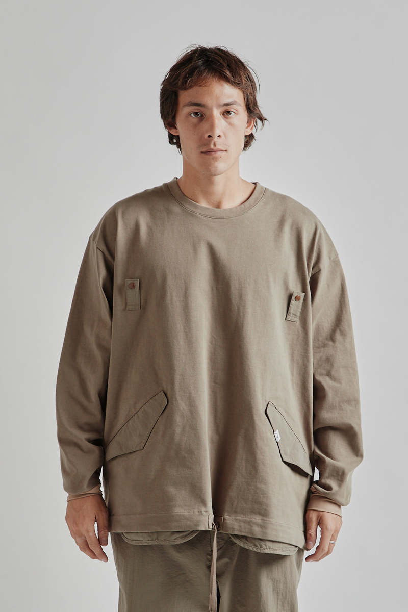 CMF OUTDOOR GARMENT 「MODS TEE」 CMF Outdoor Garment Mods Tee - D.Greige | Garmentory