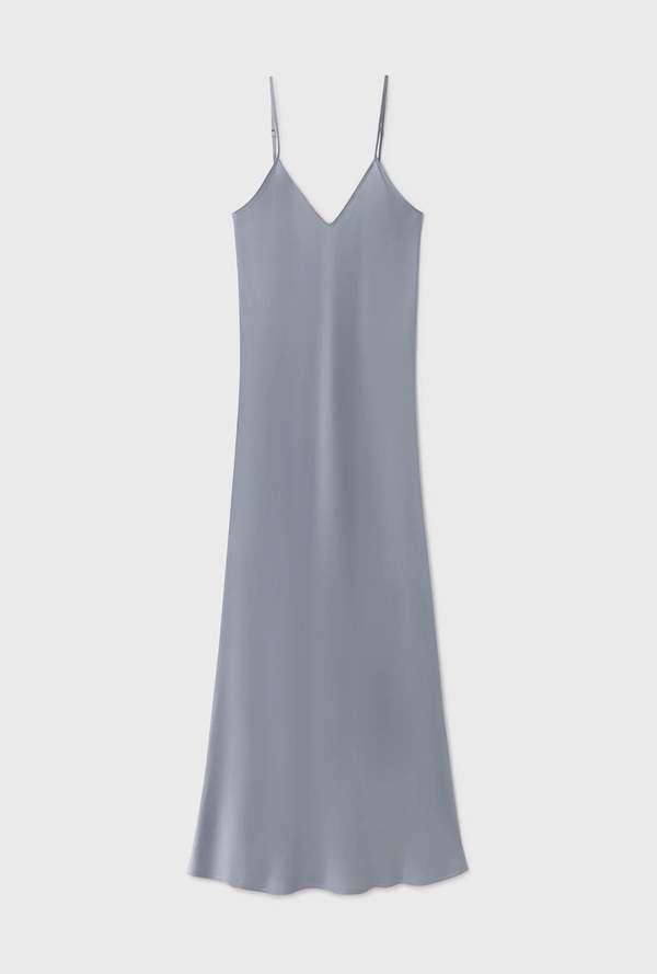 Silk Laundry 90s Slip Dress - Storm | Garmentory Silk Laundry 90s Slip Dress - Storm | Garmentory