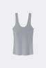 Silk Laundry Scoop Neck Tank - Storm - Thumbnail 1