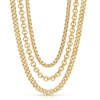 Eklexic Ludlow Triple Chain Necklace - Gold - Thumbnail 4