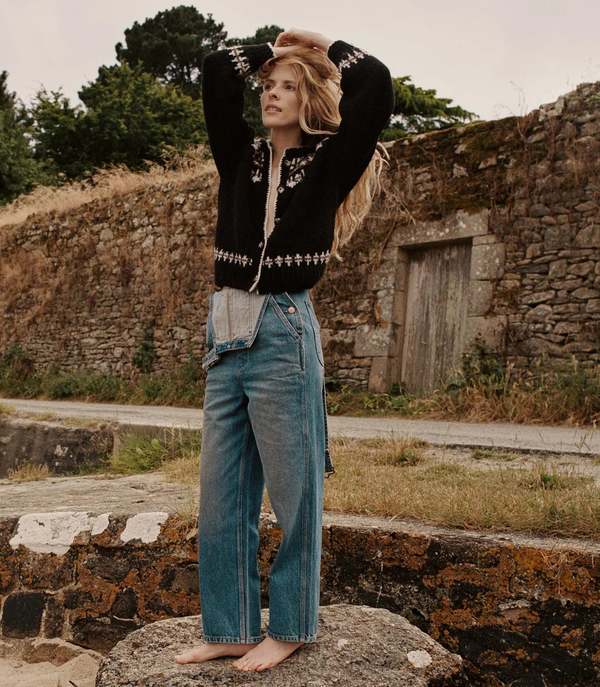 DÔEN Clarke Cardigan - Olympia Fairisle Knit | Garmentory