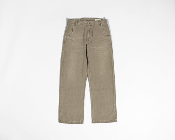 mfpen Straight Cut Rivet Jeans - Washed Brown | Garmentory