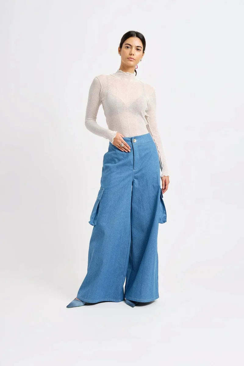 Eliza Faulkner Jane Turtleneck - White Eliza Faulkner Jane Turtleneck - White