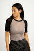 Eliza Faulkner Ruth Tee - Grey/Black - Thumbnail 1