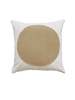 Happy French Gang Pillow Cover - Mustard Moon/White - Thumbnail 1
