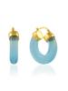 Shyla London Aura Hoop Earrings - Turquoise - Thumbnail 2