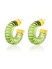 Shyla London Esme Earrings - Soft Green - Thumbnail 2