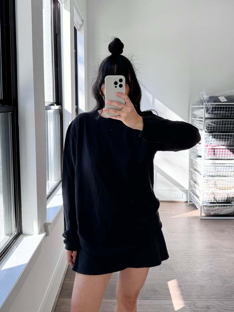 Jungmaven Baja Long Sleeve Tee - Black