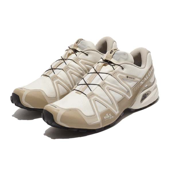 SALOMON SPEEDCROSS 3 GORE TEX Shoes - VANILLA ICE/WHITE PEPPER