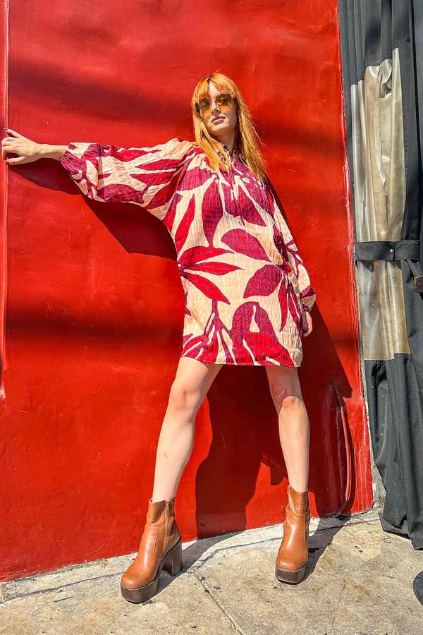 open lace back dress Red Floral Dress for Women Print Dress V-Neck Women Sleeve Long Short Casual  Winter Long Dresses for Women, Red, XX-Large : Amazon.ca: Clothing, Shoes &  Accessories