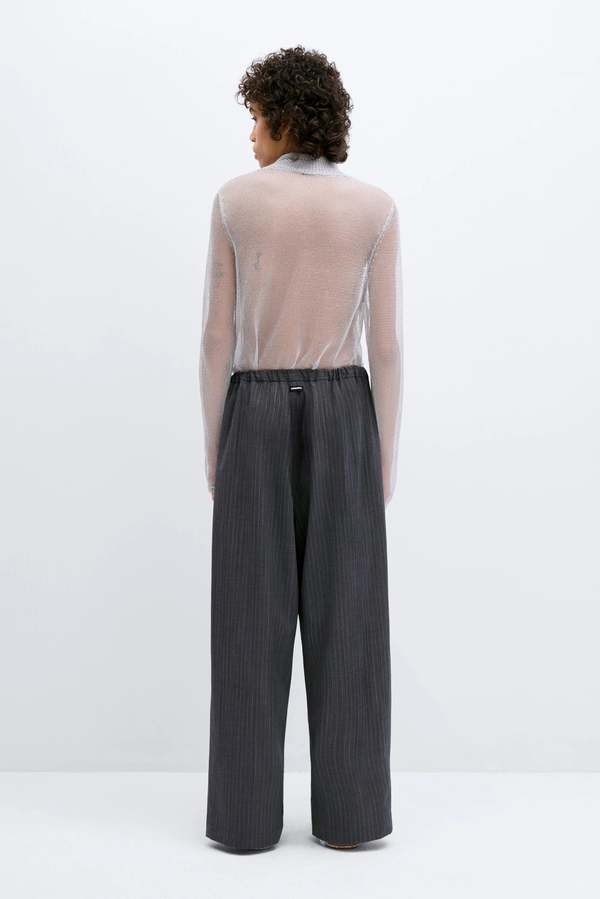 Cordera Classic Striped Pants - Grey | Garmentory