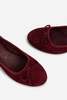 "INTENTIONALLY __________." BINA SUEDE KITTEN HEEL - MERLOT/Black - Thumbnail 9