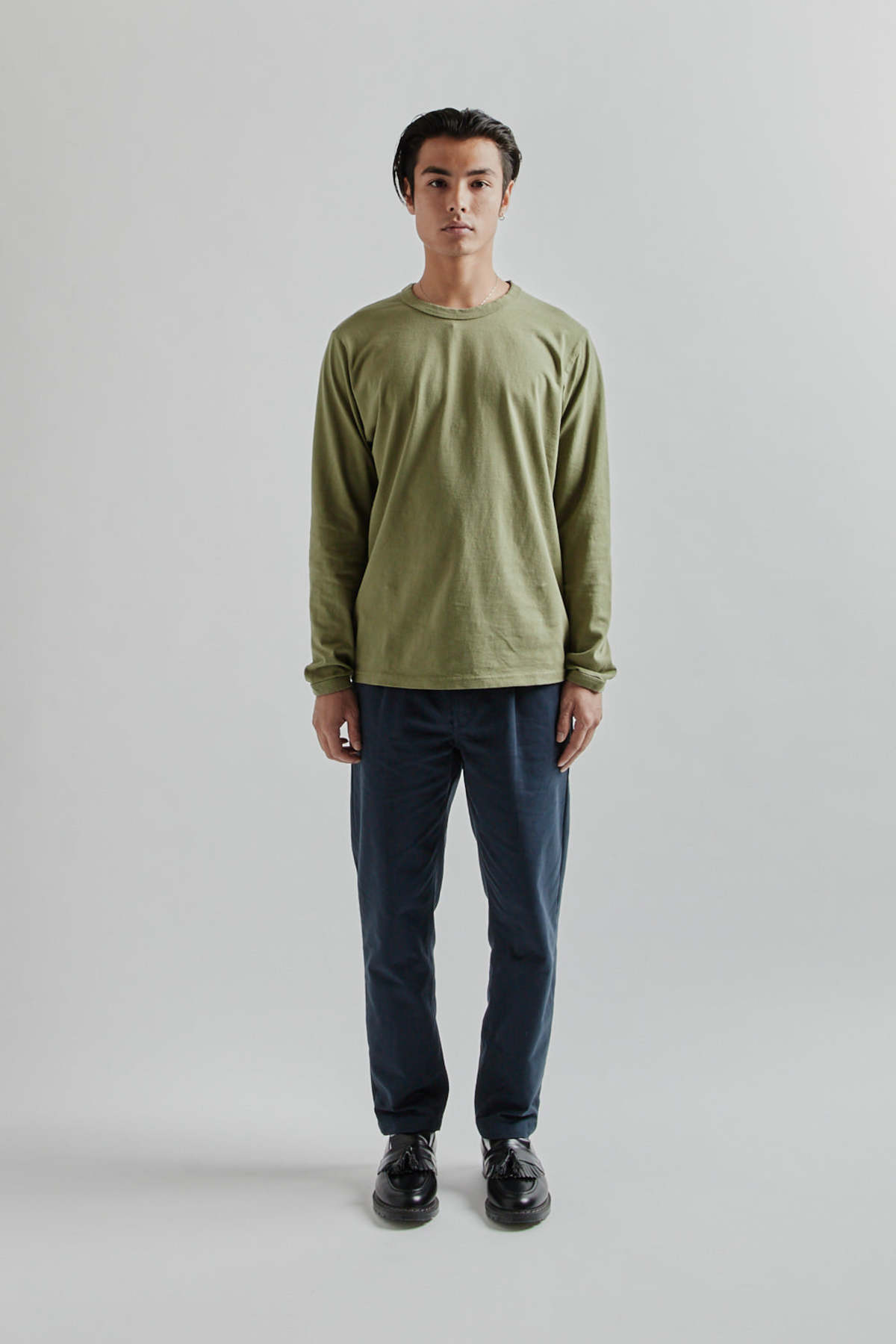 【PORTERNA】T One-Tuck Trouser OG-Haworth-One-Tuck-Pants---