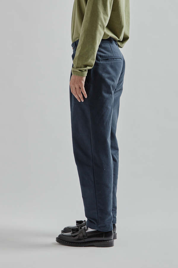 FRIZMWORKS OG Haworth One Tuck Pants - Navy | Garmentory