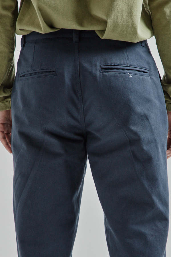 FRIZMWORKS OG Haworth One Tuck Pants - Navy | Garmentory