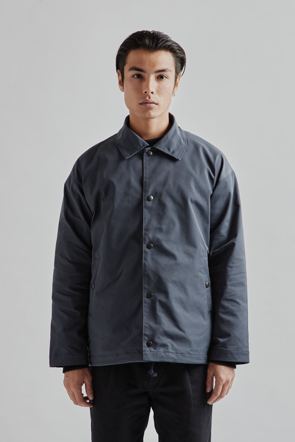 Jackman OX Coach Jacket - Dark Blue Gray | Garmentory
