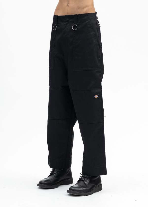 パンツ KIDILL 25AW BLACK STAINED DUCK PANTS KIDILL - 【残り一点】Black Stained Duck Pants | ACRMTSM ONLINE STORE