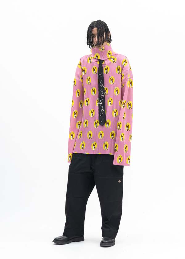 Kidill BLACK KIDILL DICKIES LOOSE FIT BONDAGE PANTS - BLACK