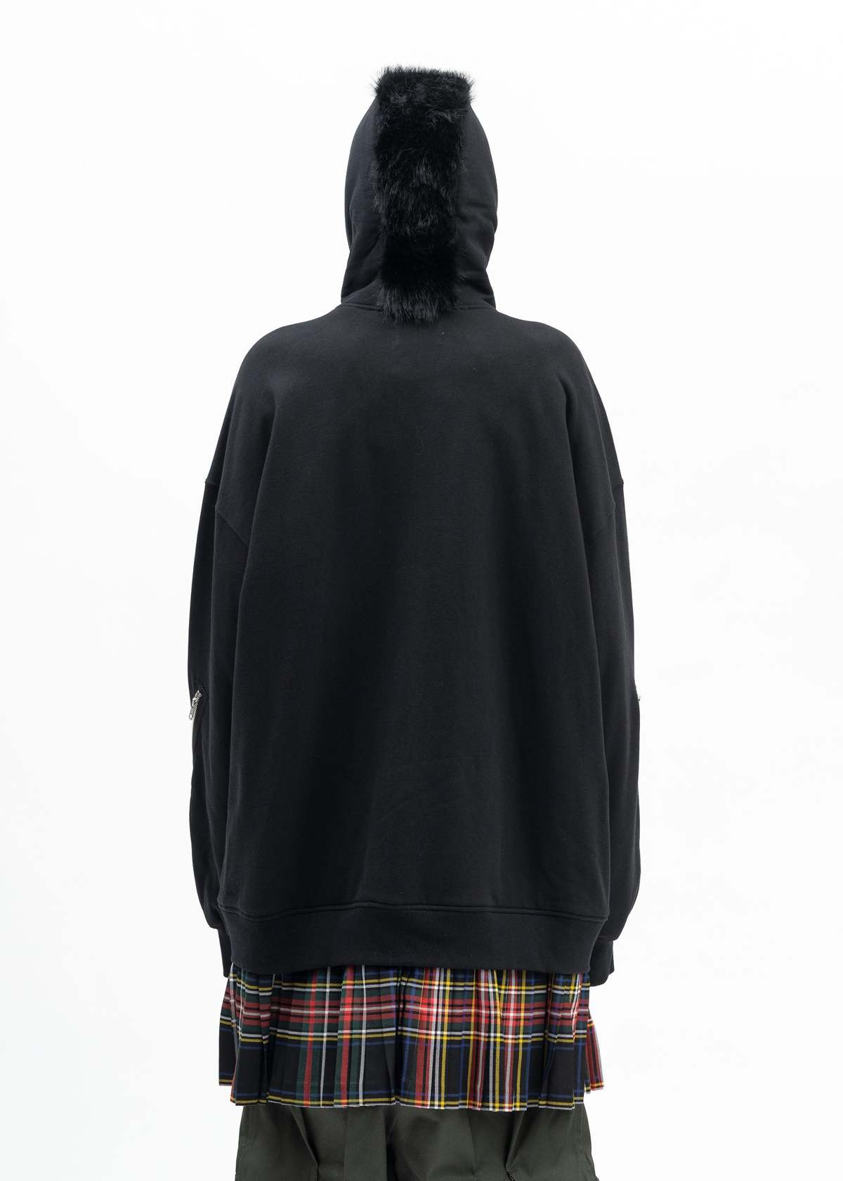 トップス KIDILL DOCKING HOODIE BLACK Kidill BLACK MOHAWK PUNK HOODIE - BLACK | Garmentory