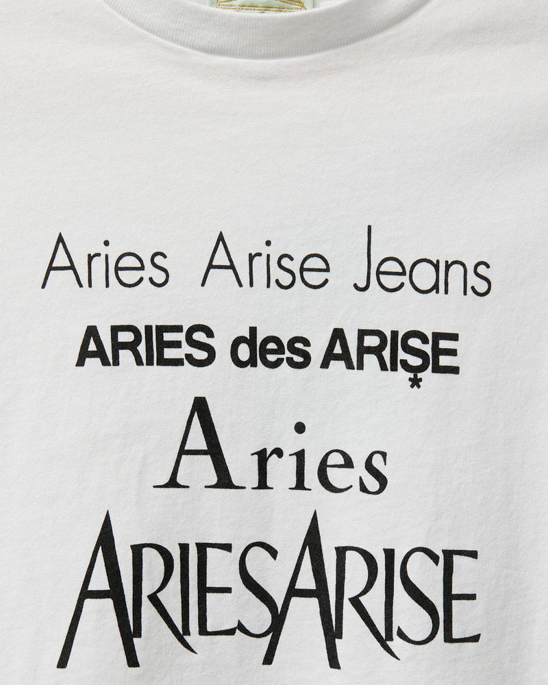 Aries Arise Perfume SS Tee - White Aries Arise Perfume SS Tee - White