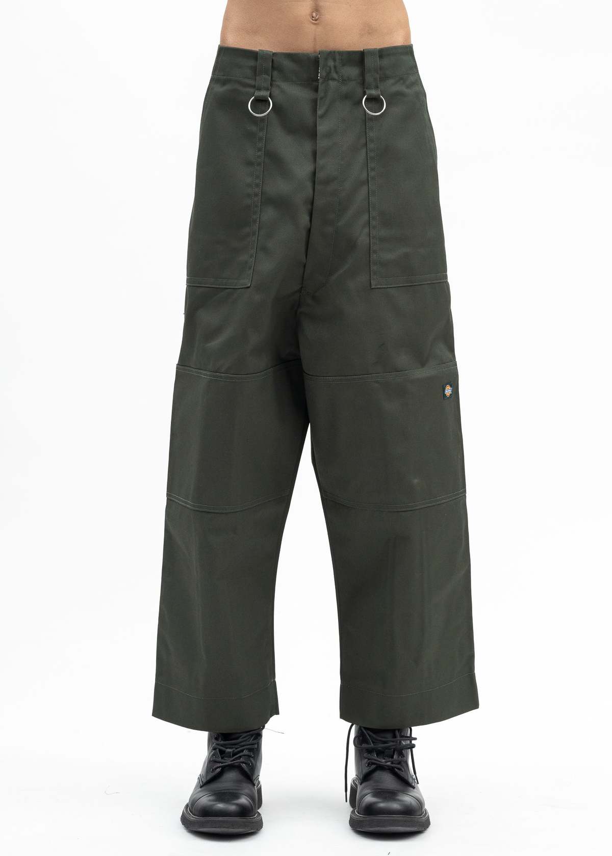Kidill GREEN KIDILL DICKIES LOOSE FIT BONDAGE PANTS - Green