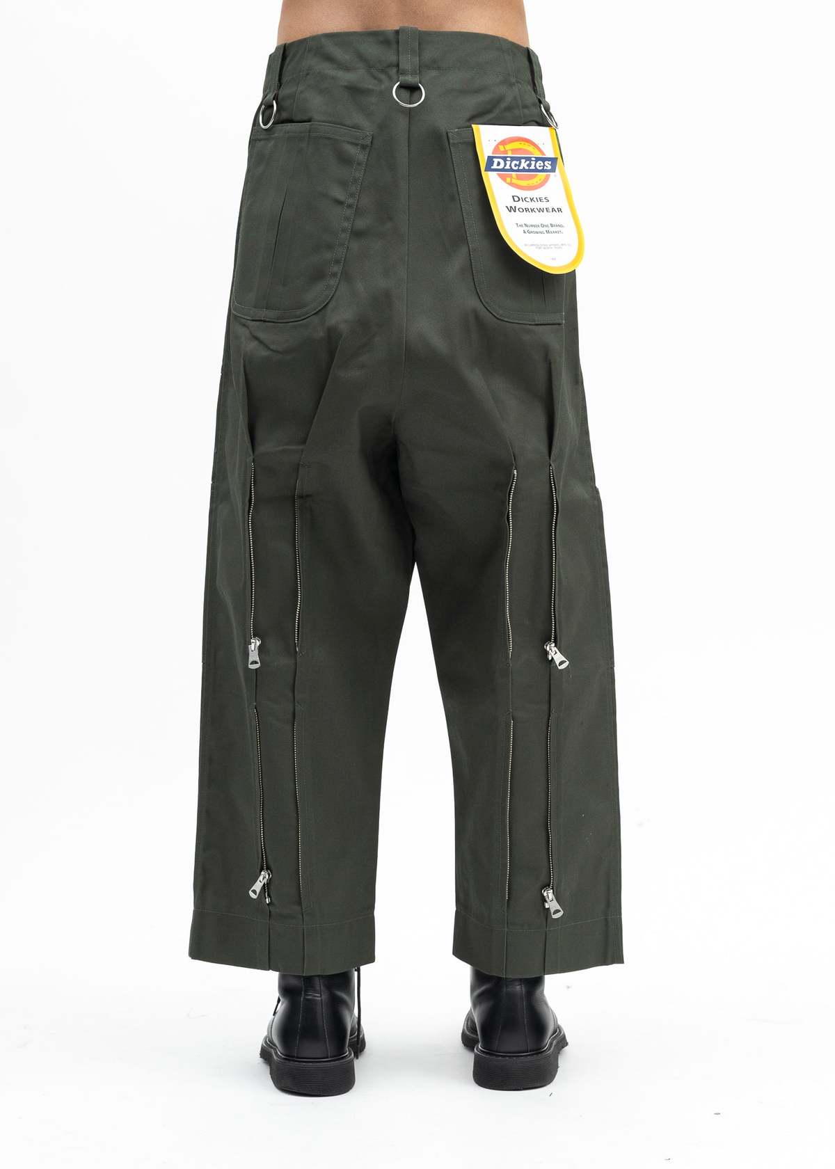 Kidill GREEN KIDILL DICKIES LOOSE FIT BONDAGE PANTS - Green 