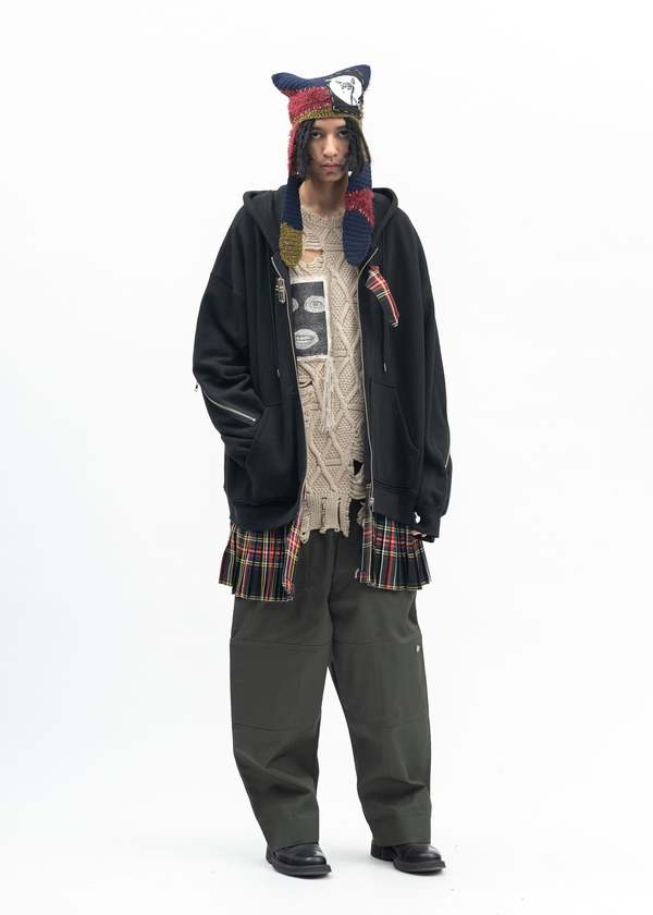 Kidill GREEN KIDILL DICKIES LOOSE FIT BONDAGE PANTS - Green