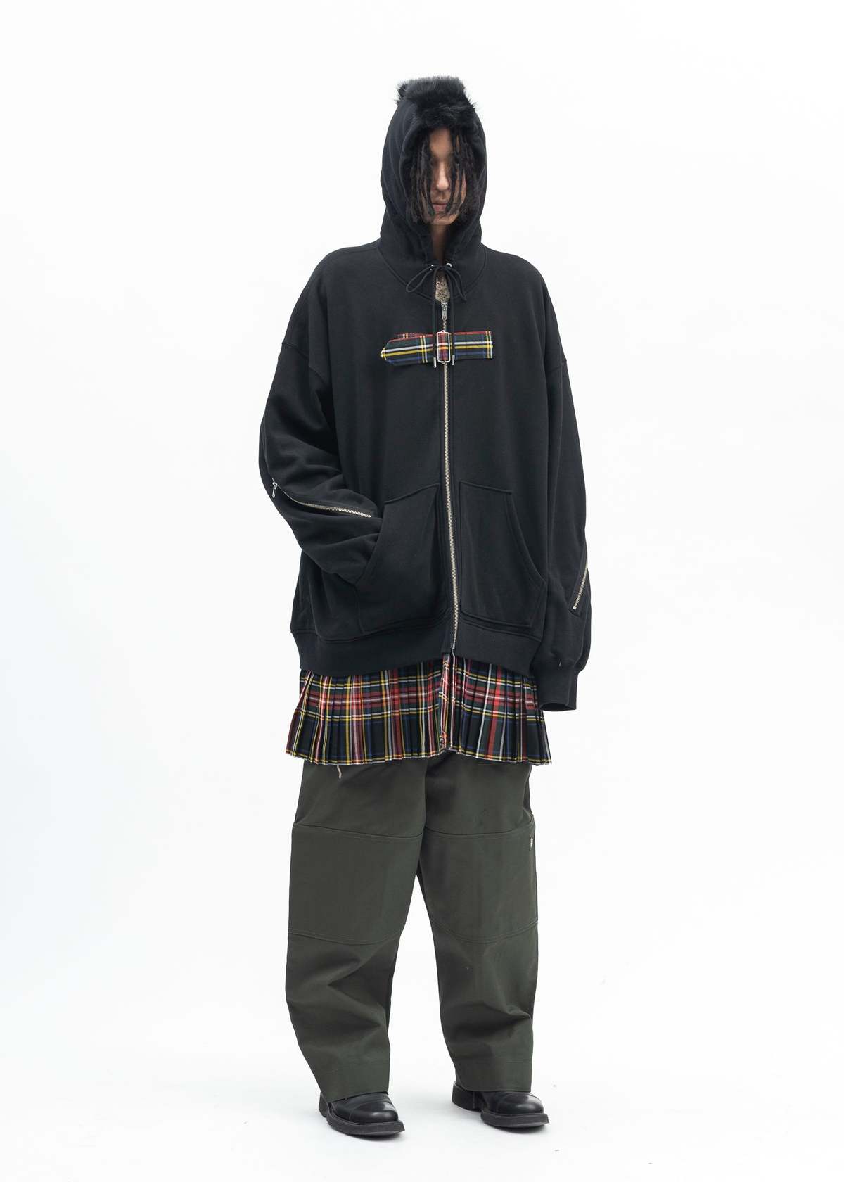 Kidill GREEN KIDILL DICKIES LOOSE FIT BONDAGE PANTS - Green 
