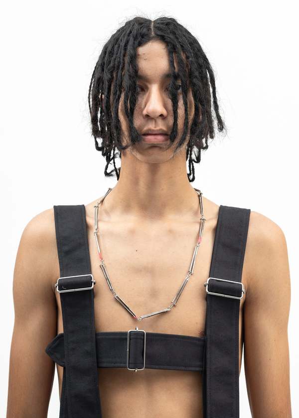 Kidill SILVER NAIL CHAIN NECKLACE - Multi