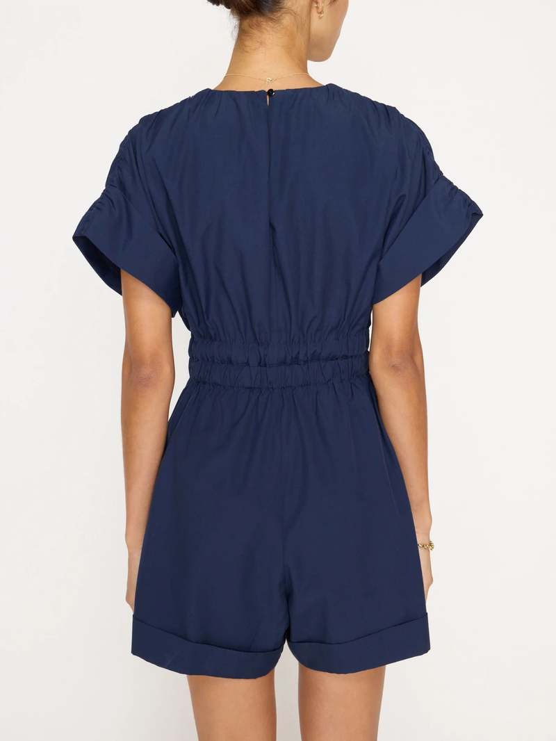 Brochu Walker ALESSIA ROMPER NAVY Garmentory