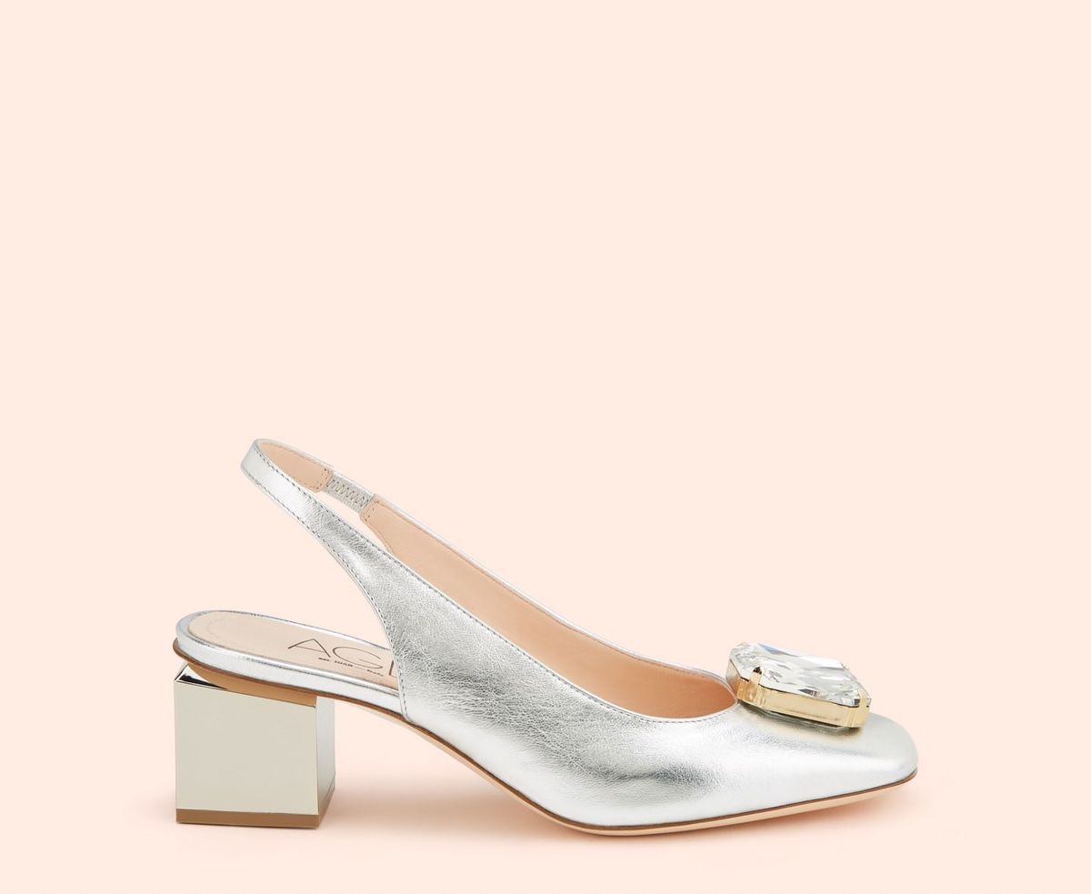 AGL ANGIE SB CRYSTAL pump - SILVER | Garmentory